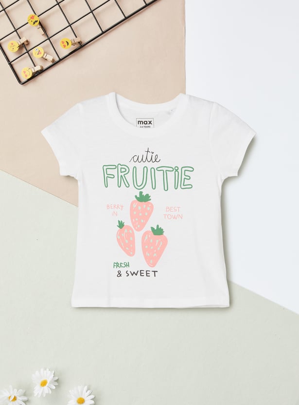 Girls Printed T-shirt - Pack of 2