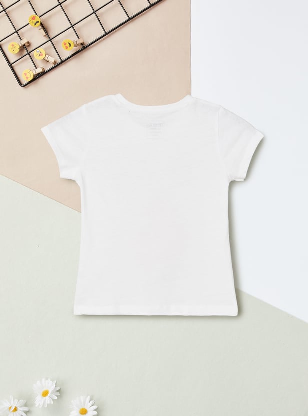 Girls Printed T-shirt - Pack of 2