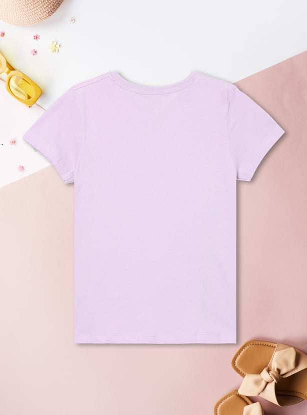 Girls Printed T-shirts - Pack of 2