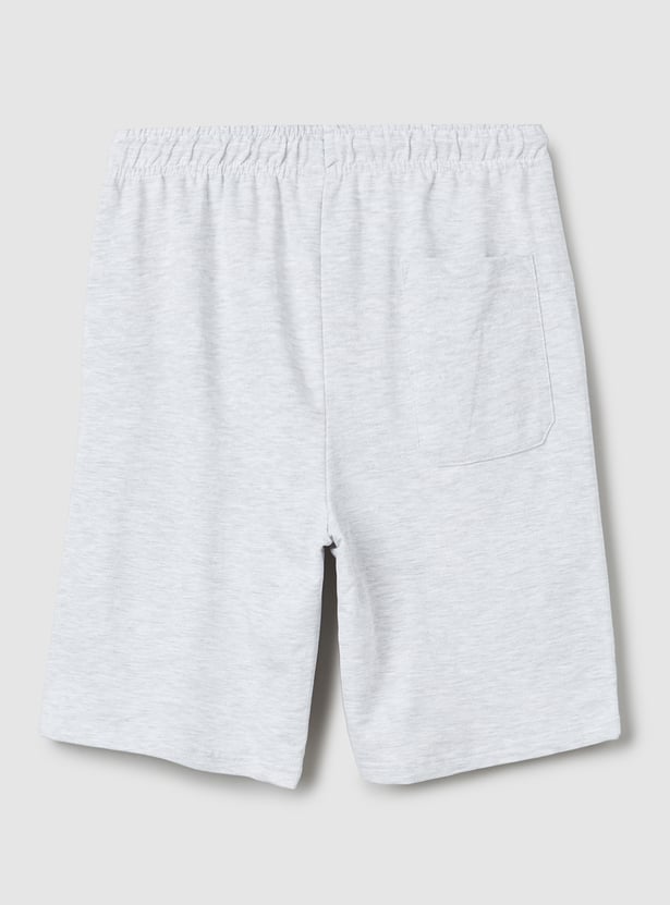 Boys Solid Shorts - Pack of 2