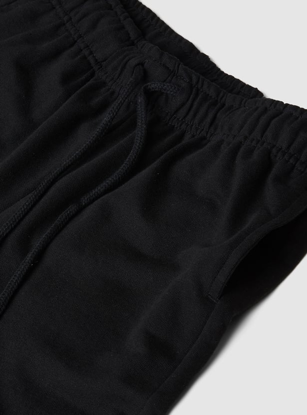 Boys Solid Shorts - Pack of 2