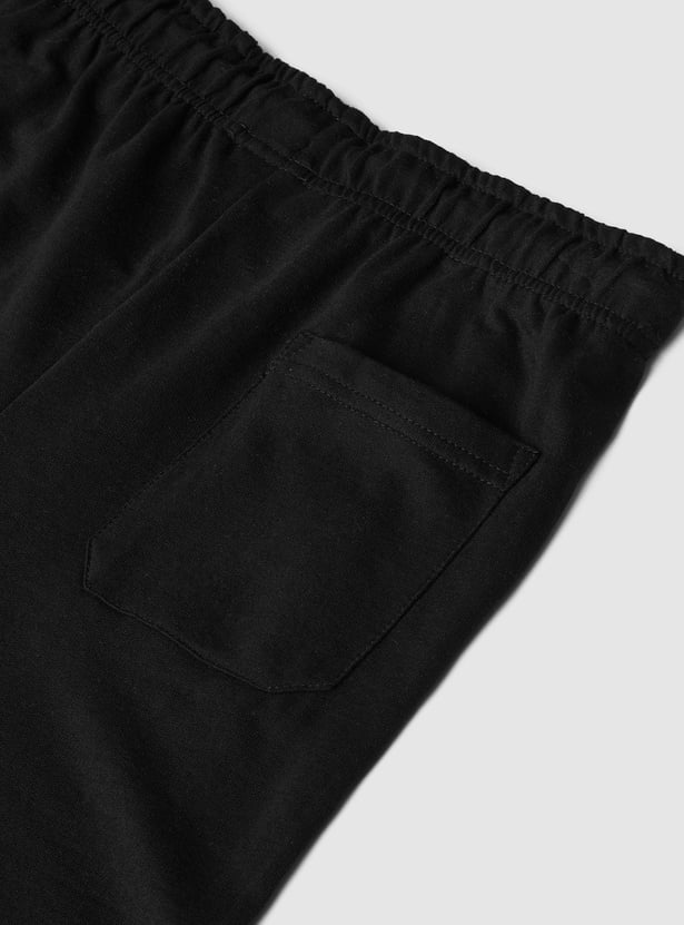 Boys Solid Shorts - Pack of 2