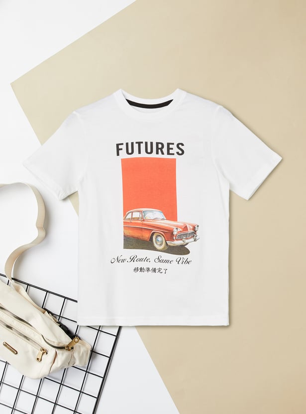 Boys Printed T-shirt - Pack of 2