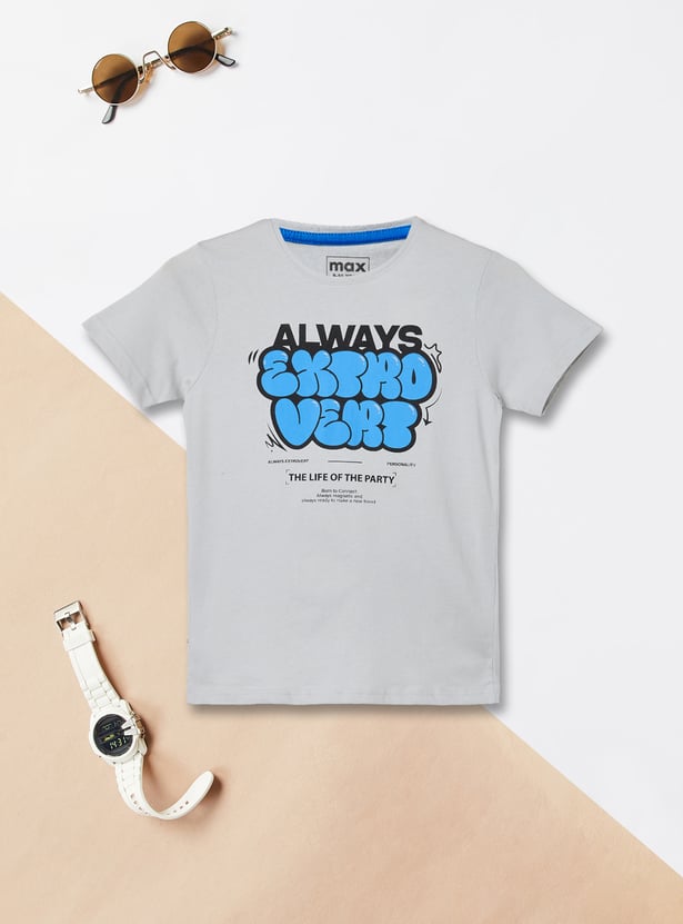 Boys Printed T-shirts - Pack of 2