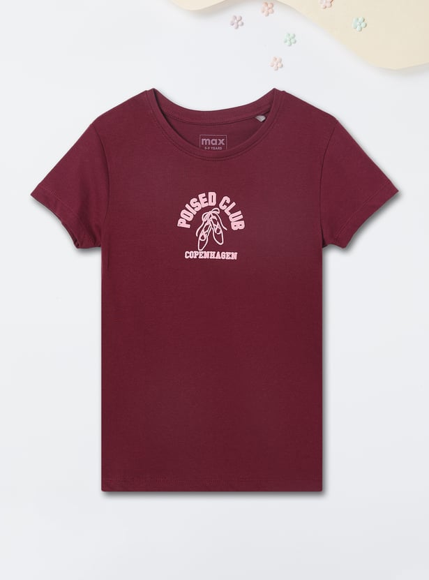 Girls Printed T-shirt - Pack of 2