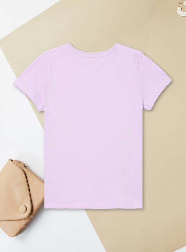 Girls Printed T-shirts - Pack of 2