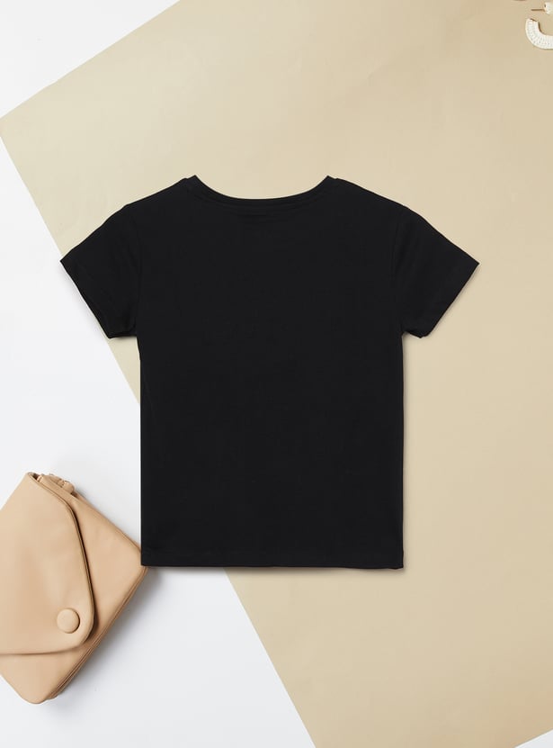 Girls Printed T-shirts - Pack of 2