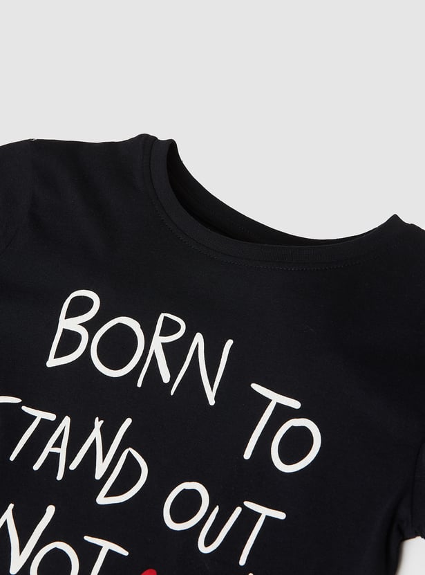 Girls Printed T-shirts - Pack of 2