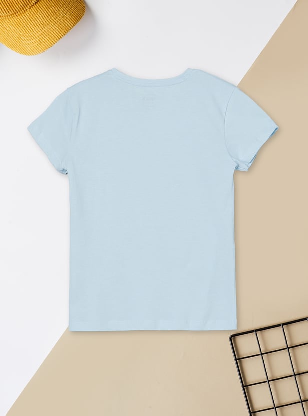 Girls Printed T-shirt - Pack of 2