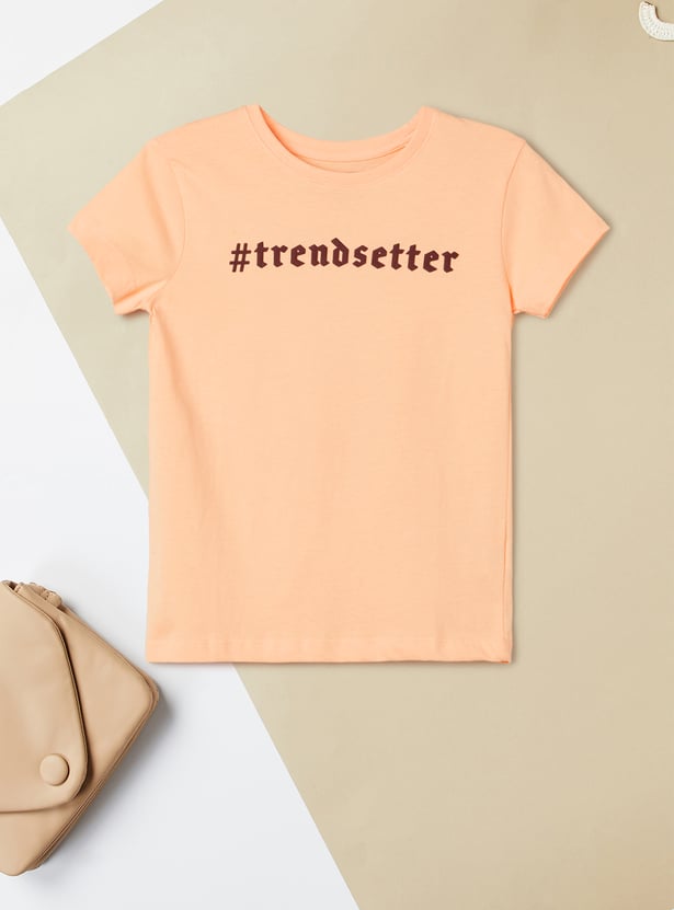Girls Printed T-shirt - Pack of 2