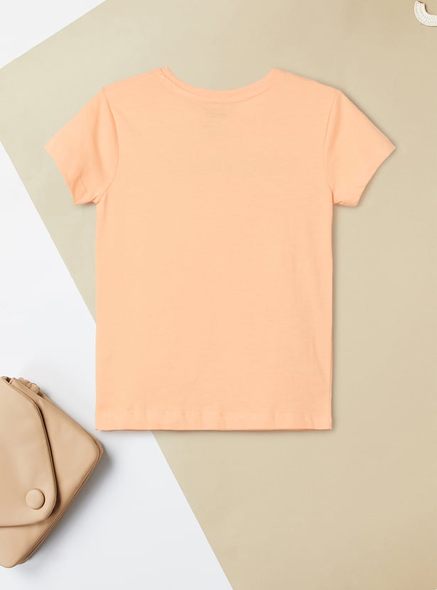 Girls Printed T-shirt - Pack of 2
