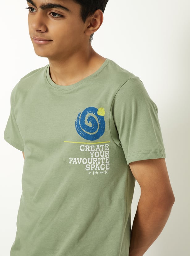 Boys Printed T-shirt - Pack of 2