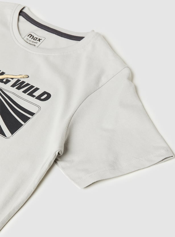 Boys Printed T-shirts - Pack of 2