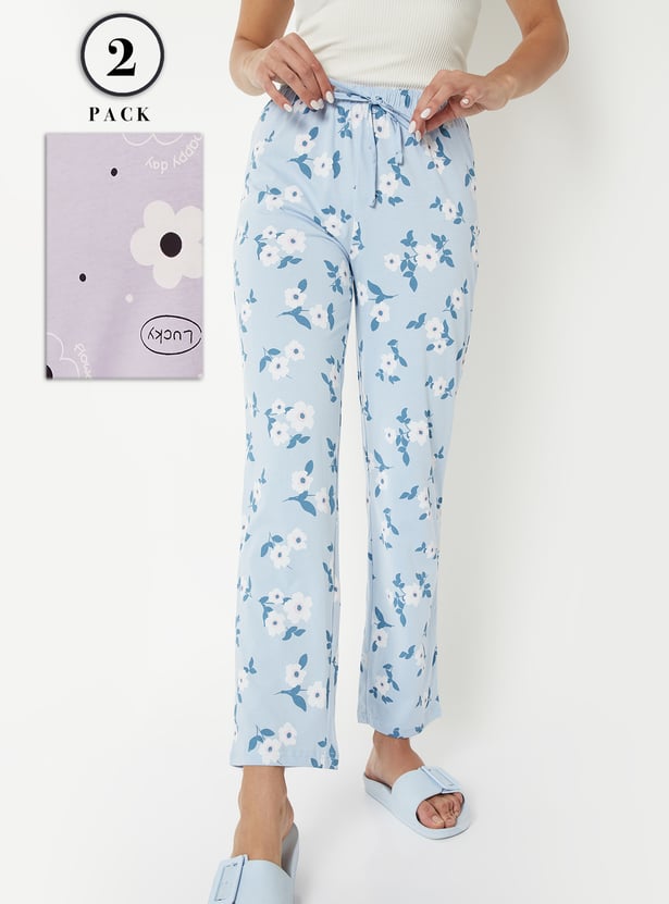 Women Printed Pyjamas - Pack of 2