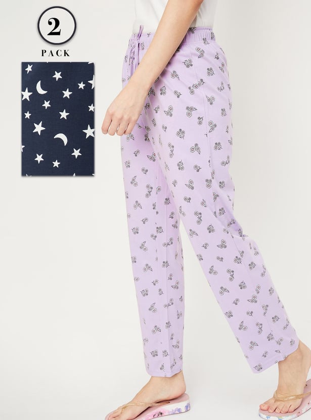 Women Printed Pyjamas - Pack of 2