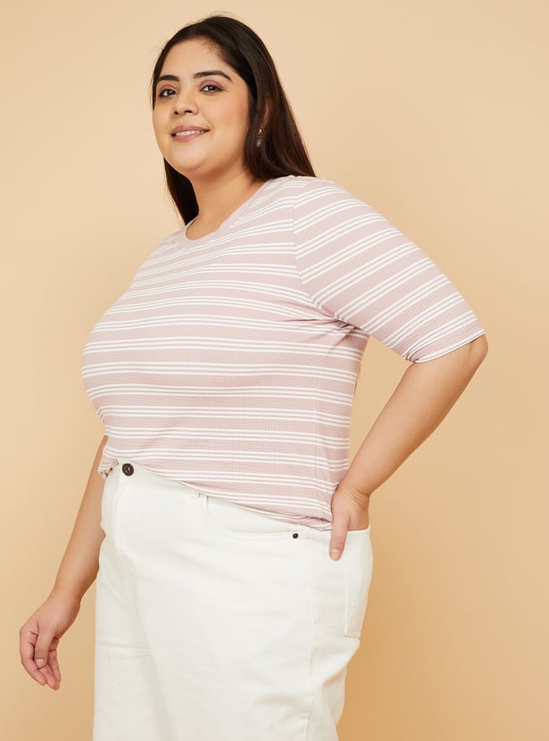 Women Striped T-shirt - Pack of 2