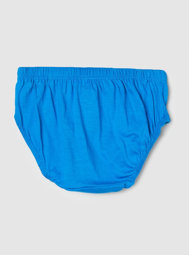 Boys Assorted Captain America Printed Elasticated Briefs - Pack of 3