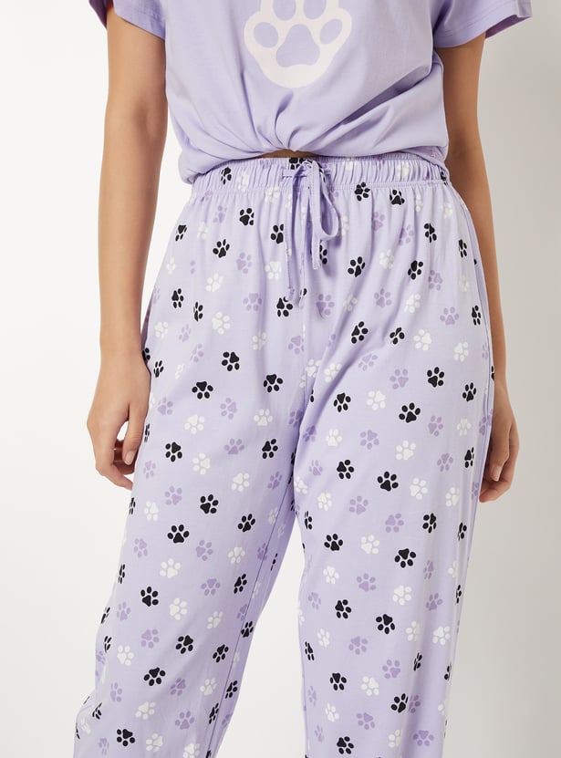 Women Printed PJ Set