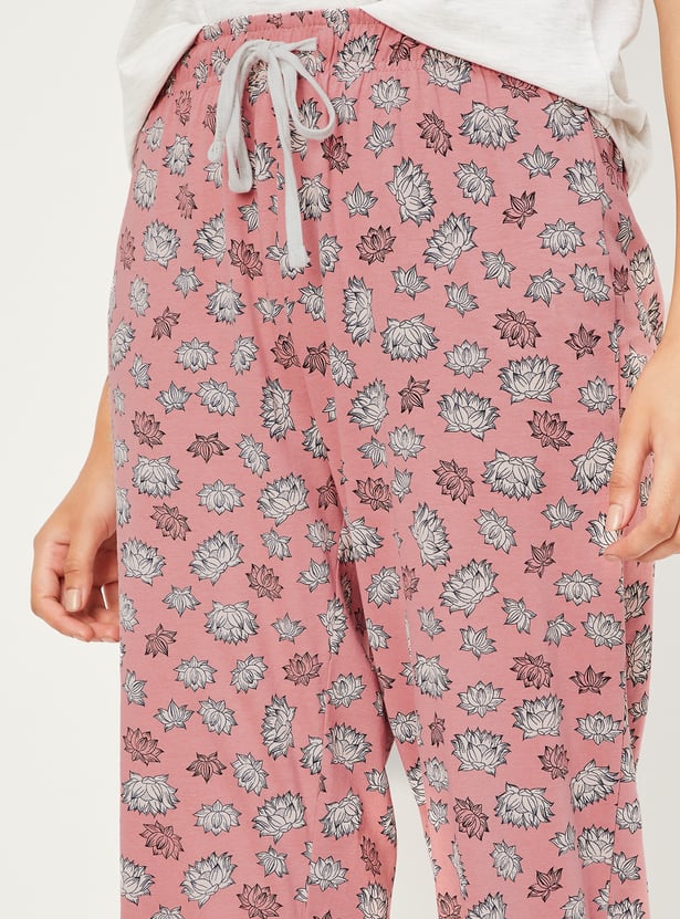 Women Cotton Printed PJ Set