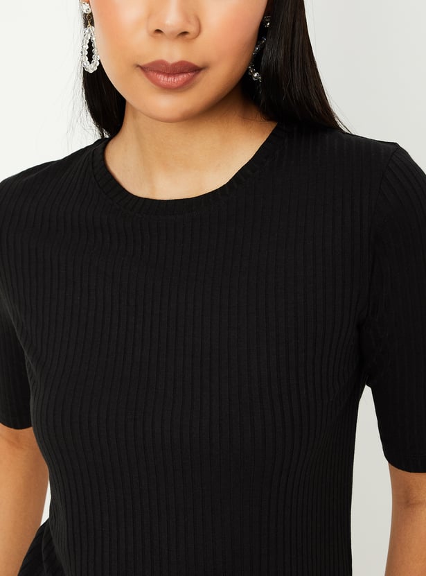 Women Solid Knitted Top