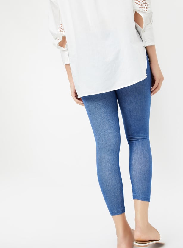 Women Solid Flexi Leggings