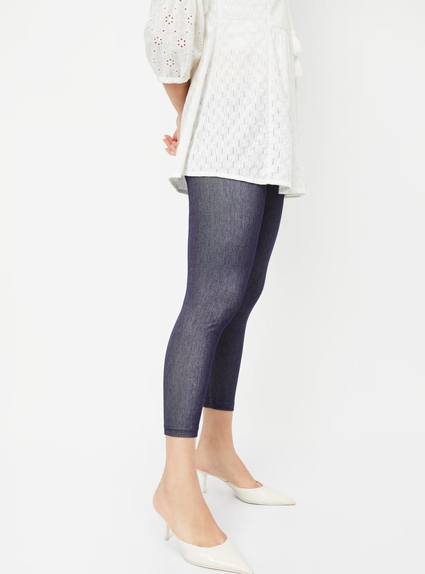 Women Solid Flexi Leggings