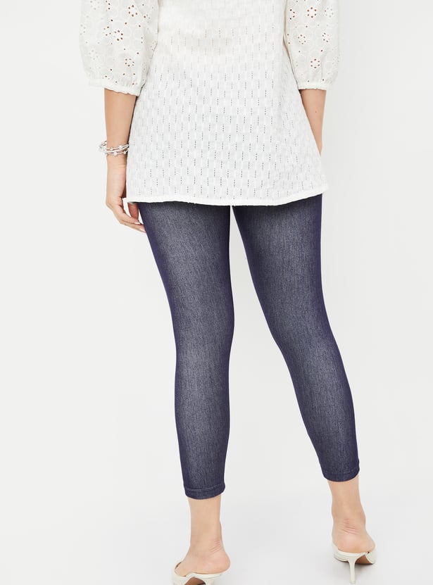 Women Solid Flexi Leggings