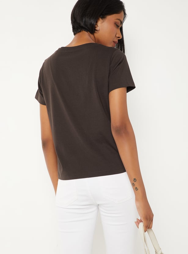 Women Heathered T-shirt