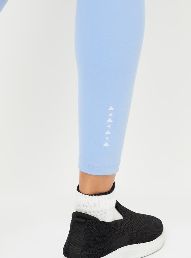 Women Solid Tights with Mild Peach Finish