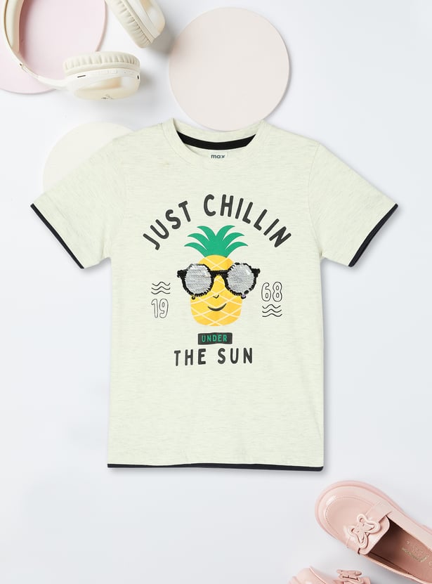 Boys Reversible Sequinned T-shirt