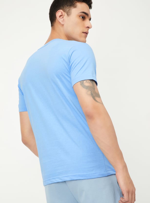 Men Solid Lounge T-shirts - Pack of 2