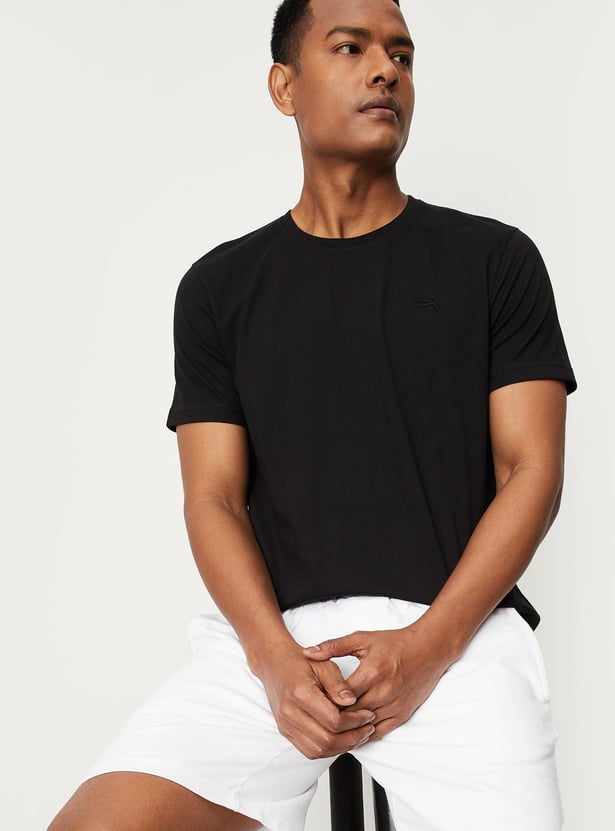 Men Solid Lounge T-shirts - Pack of 2