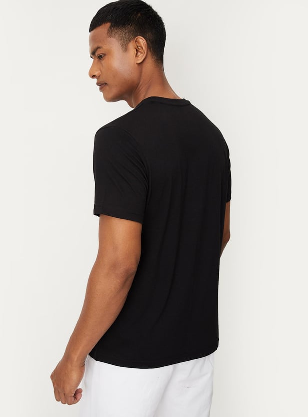 Men Solid Lounge T-shirts - Pack of 2