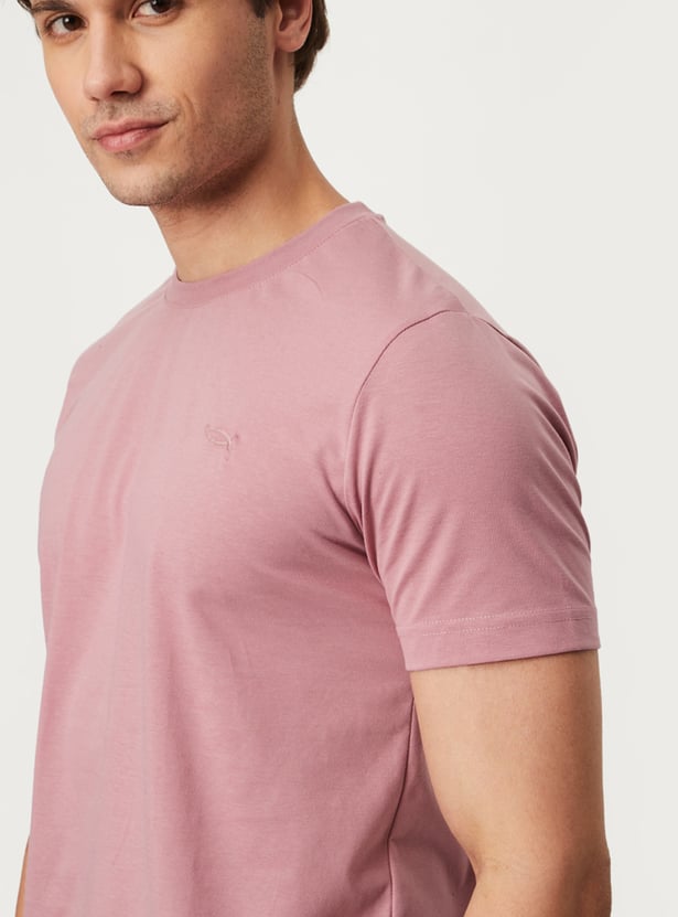 Men Solid Loungewear T-shirts - Pack of 2