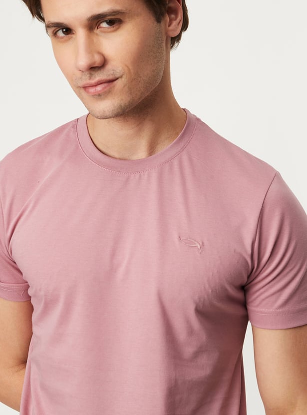 Men Solid Loungewear T-shirts - Pack of 2