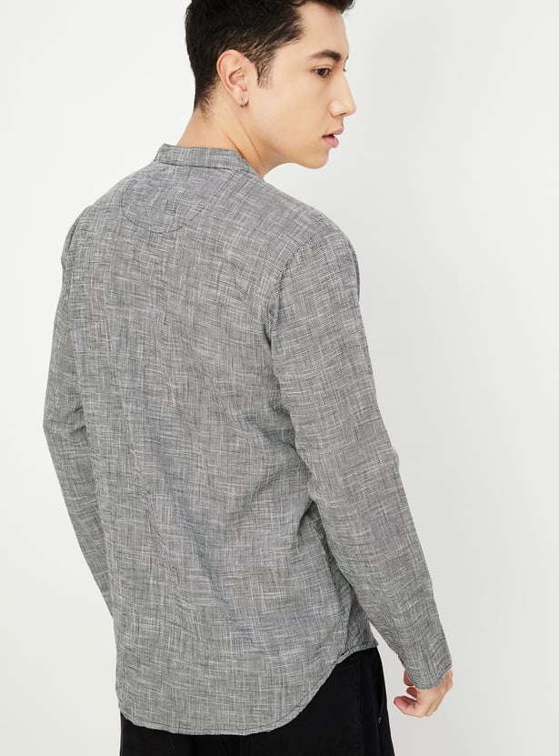 Men Woven Short Kurta