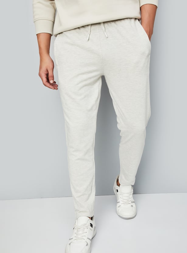 Men Solid Athleisure Track Pants