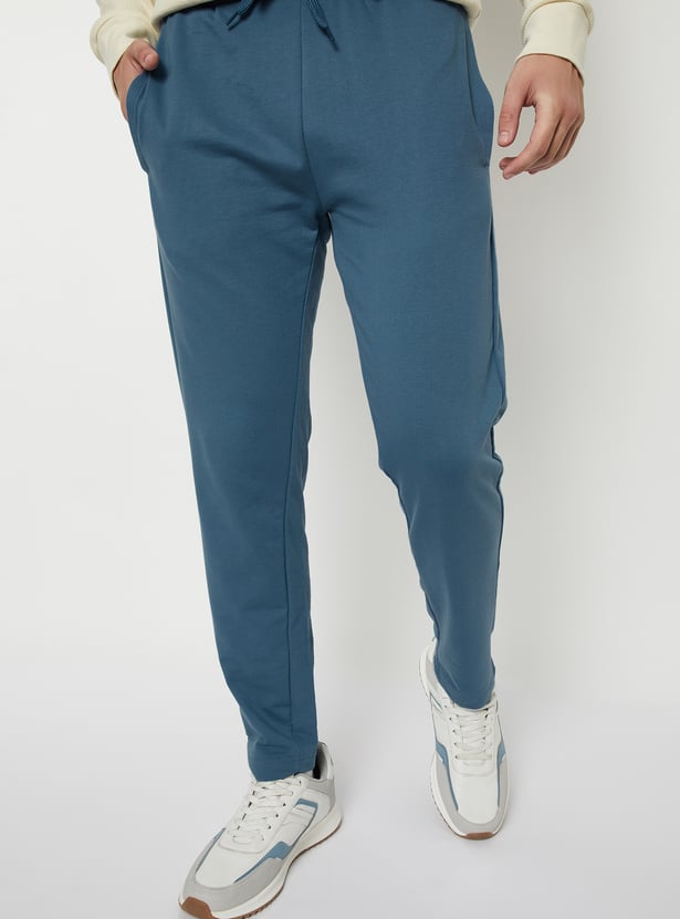Men Solid Athleisure Track Pants