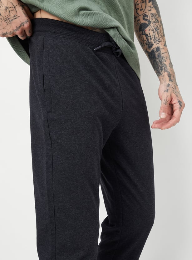 Men Solid Athleisure Track Pants