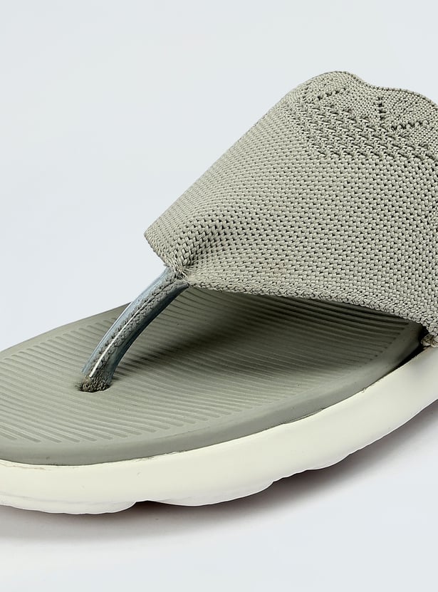 Women Knit Strap Slip-on Sandals