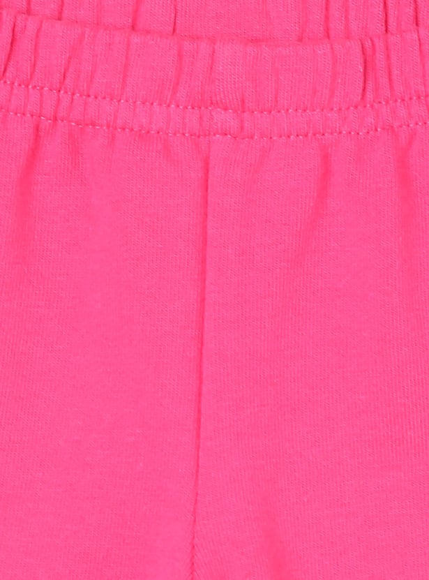 Girls Solid Full-Length Leggings