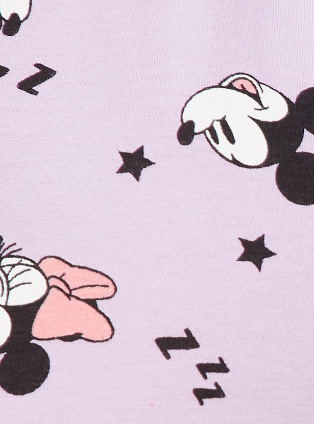 Women Mickey Print Pyjamas