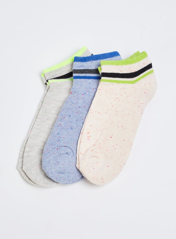 Girls Ankle Length Socks - Pack of 3