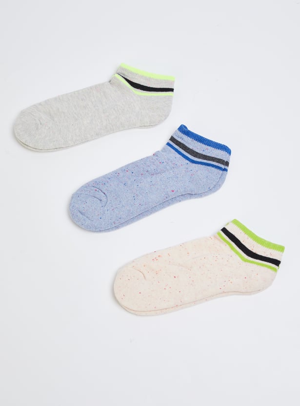 Girls Ankle Length Socks - Pack of 3