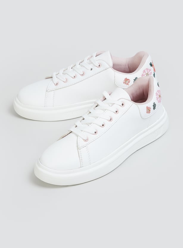 Women Embroidered Sneakers