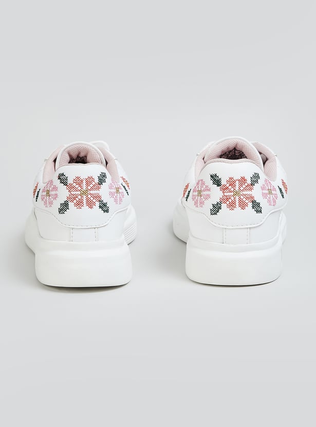 Women Embroidered Sneakers