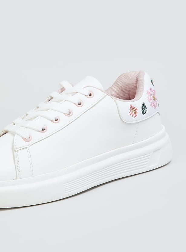 Women Embroidered Sneakers