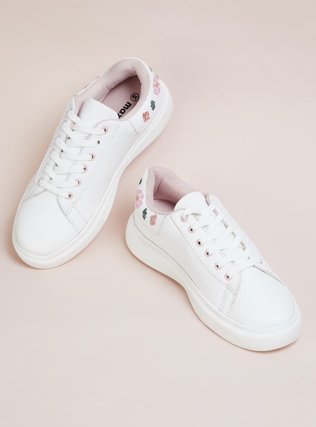 Women Embroidered Sneakers