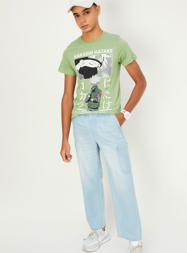 Boys Naruto Printed T-shirt