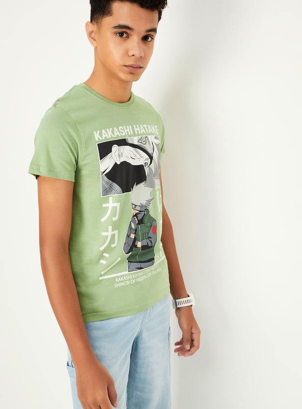 Boys Naruto Printed T-shirt